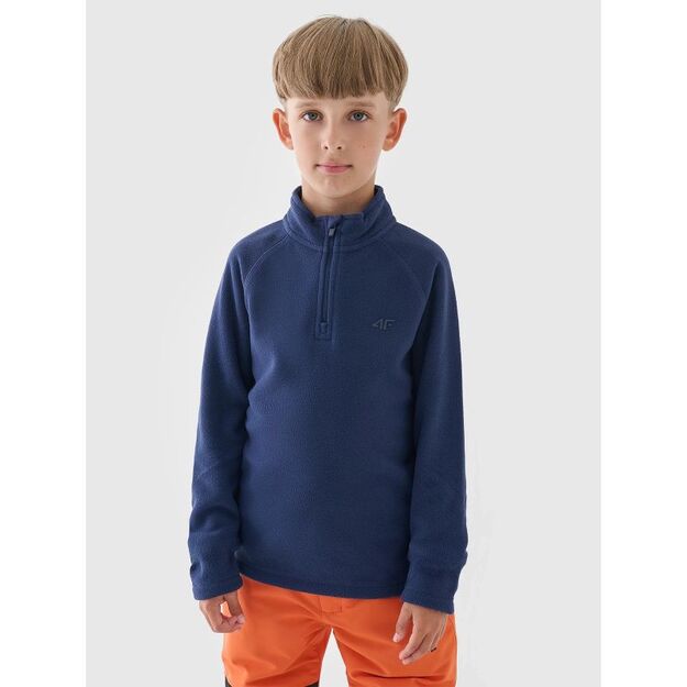 Boy\ s fleece thermal underwear (top) 4F Junior 4FJWAW24UFLEM050-31S