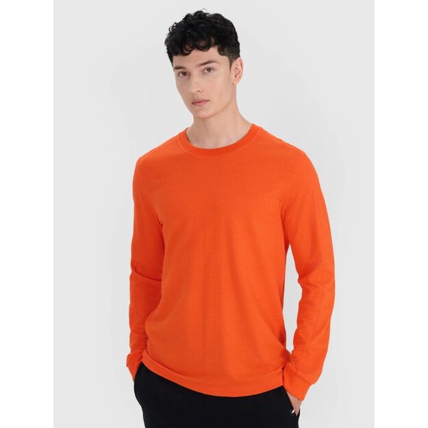 Longsleeve oversize smooth men\ s 4F 4FRSS25TLONM518-70S