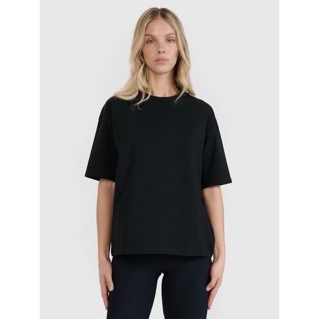 Women\ s oversize printed T-shirt 4F 4FRSS25TTSHF2692-20S