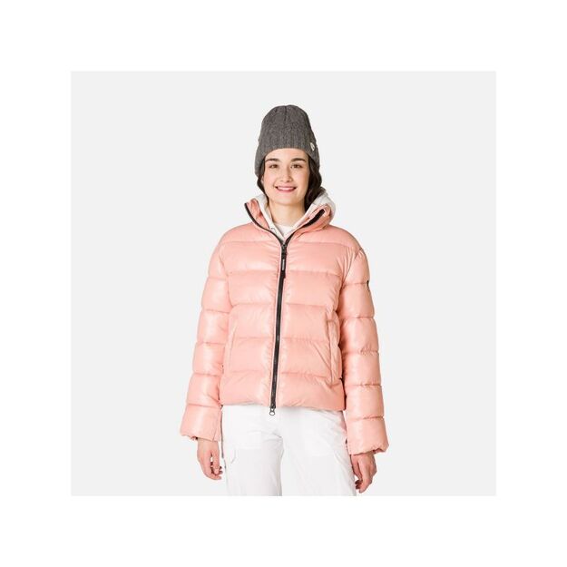 Rossignol W Shiny Bomber Jacket Pink