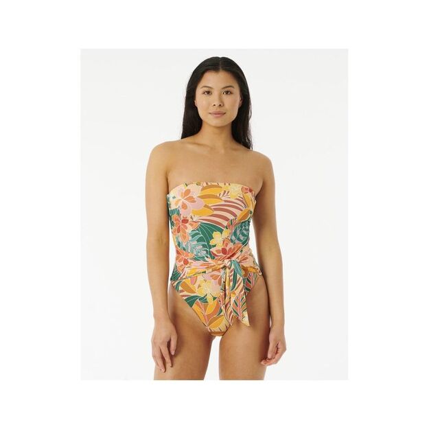 RIP CURL Brazilian Soul One Piece Green and Yellow Swimsuit