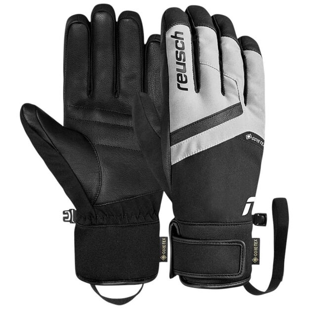 Reusch Booster GORE-TEX Gloves size 8.5 black and white