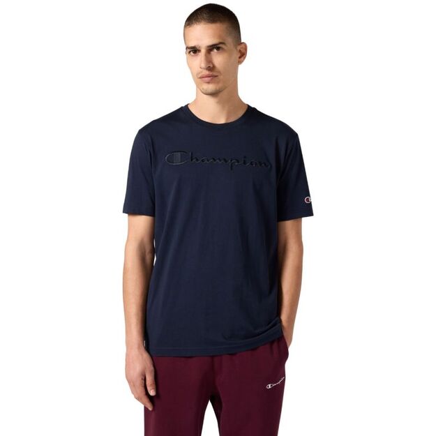 Men\ s Champion SS Tee Navy Blue 220273 BS501