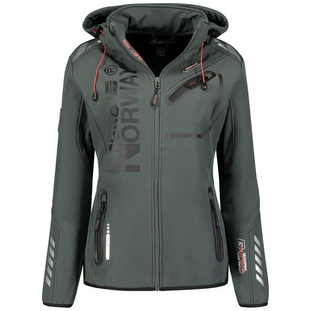 Geographical Norway softshell jacket (WU8088F/GN D.GREY/BLACK)
