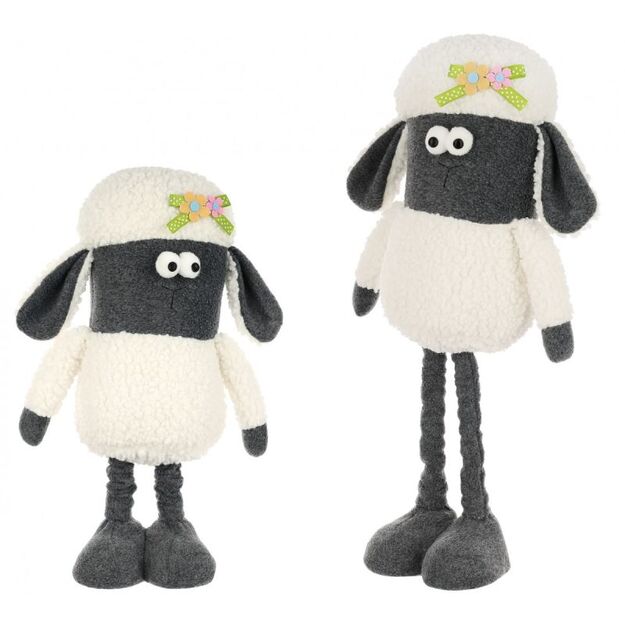 SHEEP ON TELESCOPE 35-50CM SPRING DECORATION