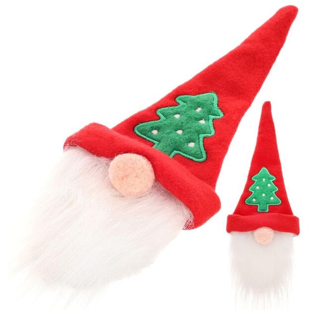 CHRISTMAS DECORATION SANTA CLAUS BOTTLE COVER CUTLERY NAPKINS