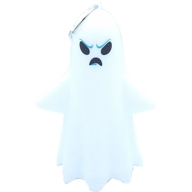 DECORATIVE KEY RING LED GHOST EVIL PENDANT