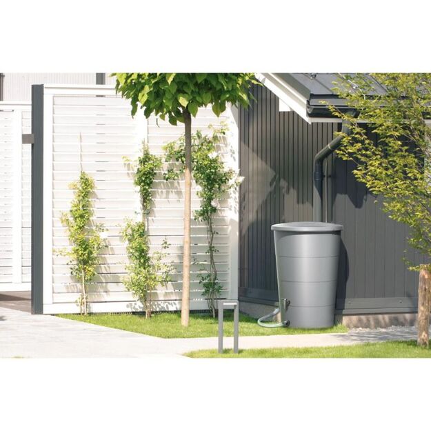 RAINWATER TANK SMOOTH 160L ANTHRACITE