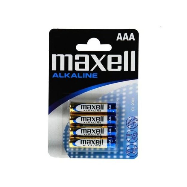 LR03 MAXELL AAA batteries blister pack of 4