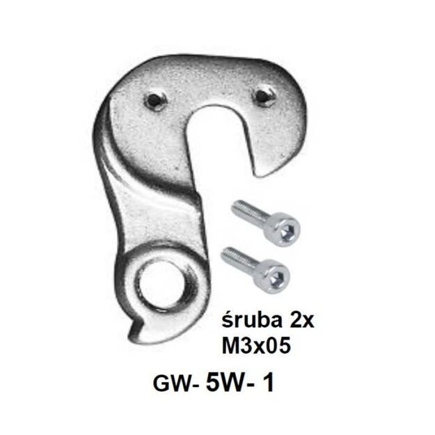 derailleur hanger for GW-5w-1 frame
