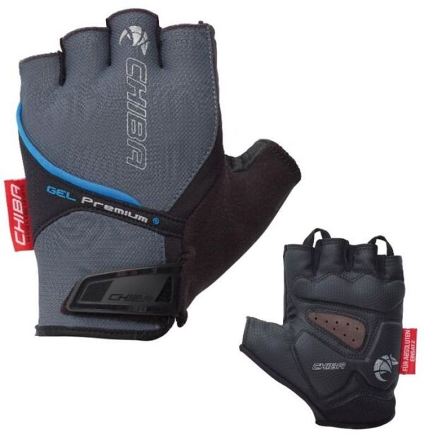 CHIBA Gel Premium L gloves gray