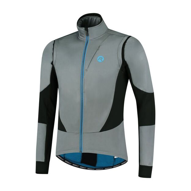 Rogelli BRAVE winter jacket gray-blue M