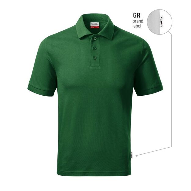 Men\ s Resist Heavy Polo Shirt (Bottle Green 06 (Brand Label))