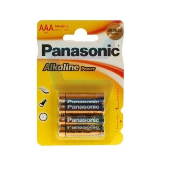 LR03 PANASONIC AAA batteries blister 4 pieces