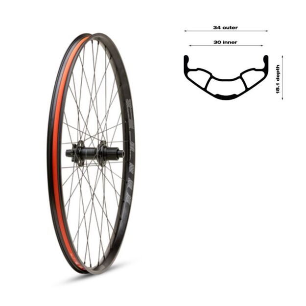WTB PROTERRA i30x29\ \  rear 148x12 32 6 bolt SMS