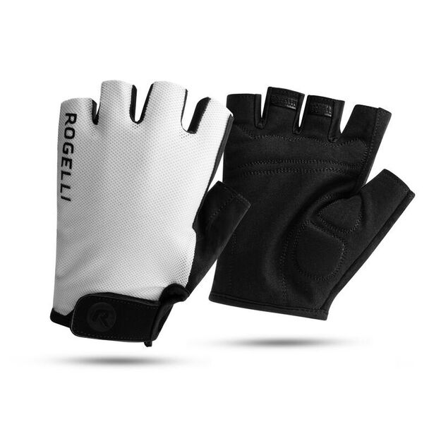 Rogelli CORE children\ s gloves white 128-140