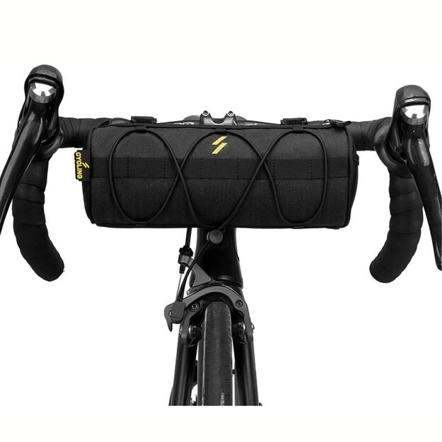 Rockbros Bike Handlebar Bag, Tube, Black