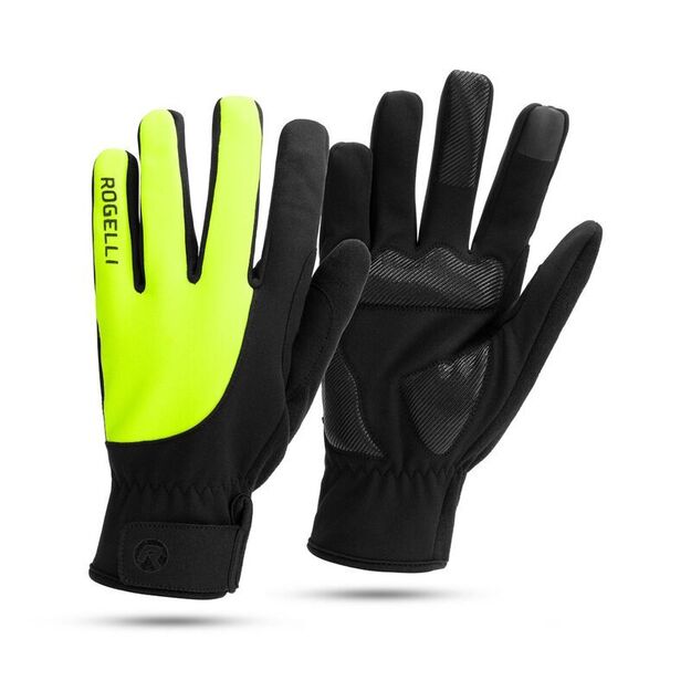 Rogelli CORE II winter gloves black-fluorescent S