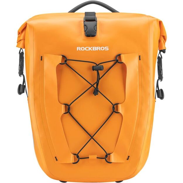 Rockbros waterproof bike bag orange