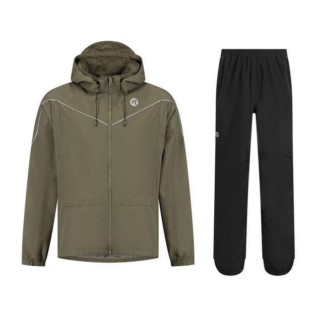 Rogelli Essential Rain Set Green S