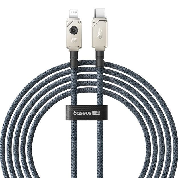 Baseus Unbreakable USB C-IP Cable 20W 2m (White)