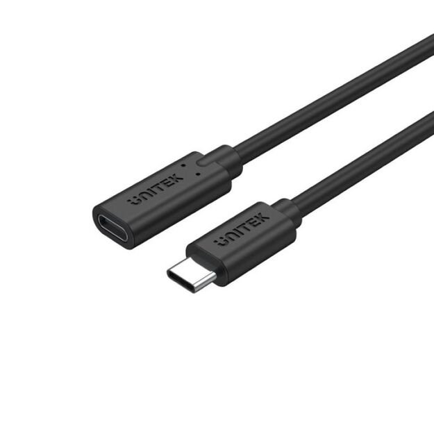 UNITEK USB-C EXTENSION CABLE 10GBPS, 4K60HZ, PD 100W, 1.5M, C14086BK-1.5M