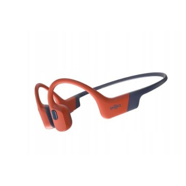 Shokz OpenSwim Pro Red Bone Conduction Wireless Headphones