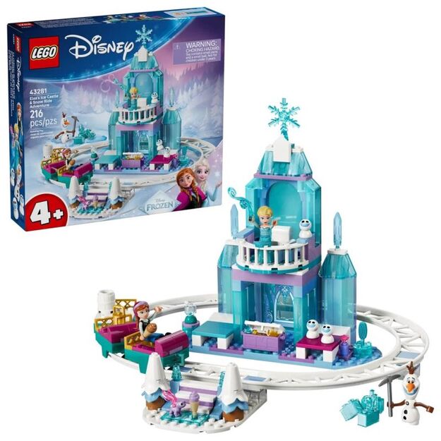 LEGO Disney Princess 43281 Elsa\ s Ice Castle and Sleigh Ride