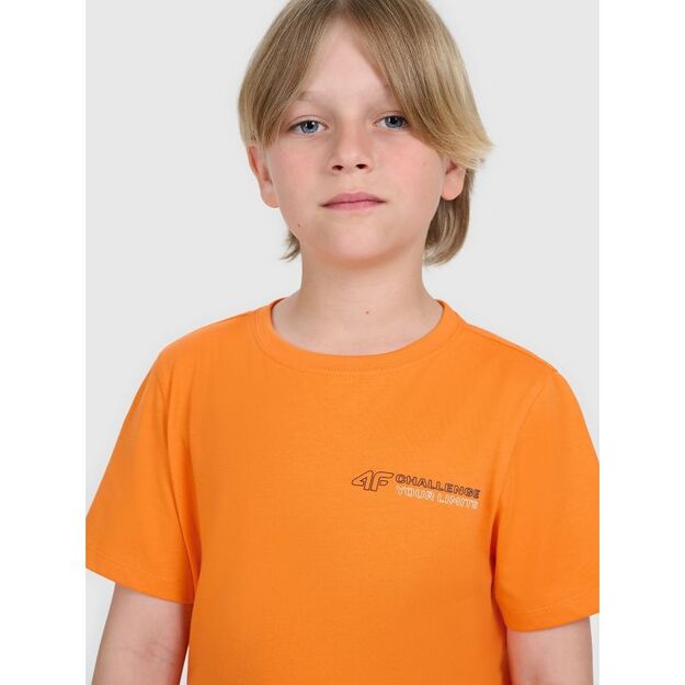 Boy\ s regular printed T-shirt 4F 4FJWAW25TTSHM2415-70S