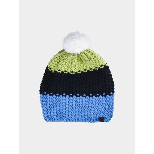 Men\ s winter hat with pompom 4F 4FWAW24ACAPM461-92S