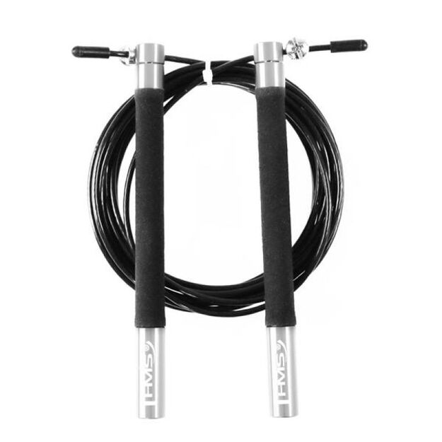 HMS SK54 Speed Jump Rope Black/Silver