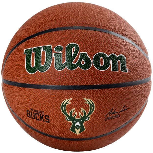 Wilson Team Alliance Milwaukee Bucks Ball WTB3100XBMIL 