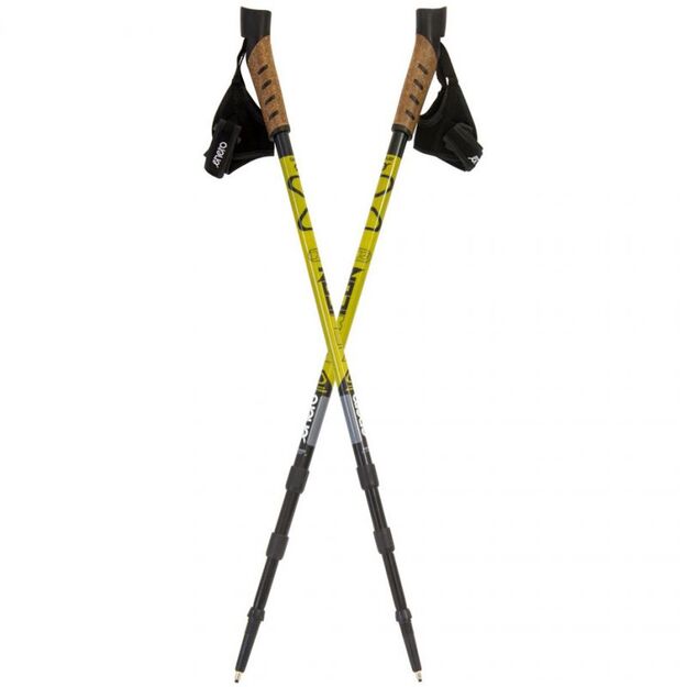 Enero Newicon Nordic Walking Poles with Cover, Green 1011707