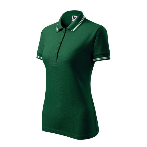 Women\ s Urban Polo Shirt (Dark Green)