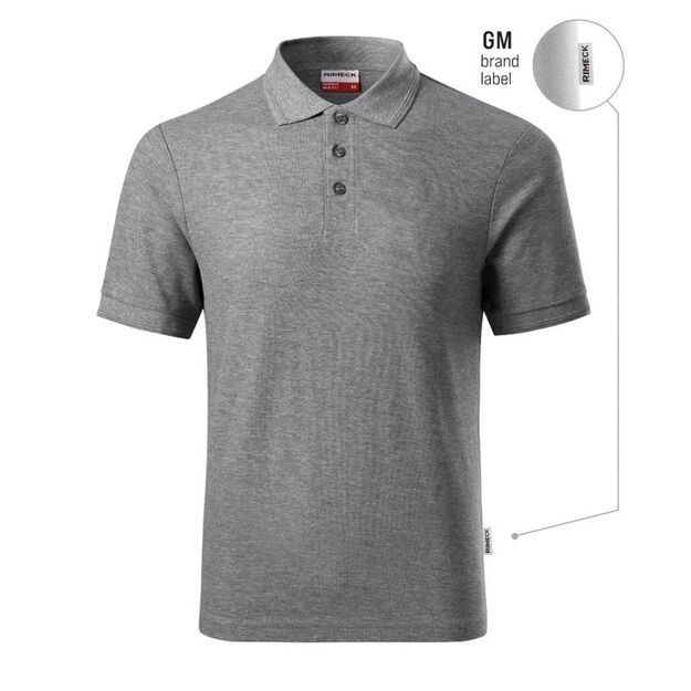 Men\ s Reserve Polo Shirt (Dark Gray Melange (Brand Label))