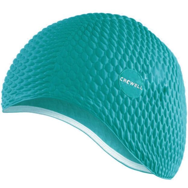 Crowell Java blue bubble swimming cap, col.8