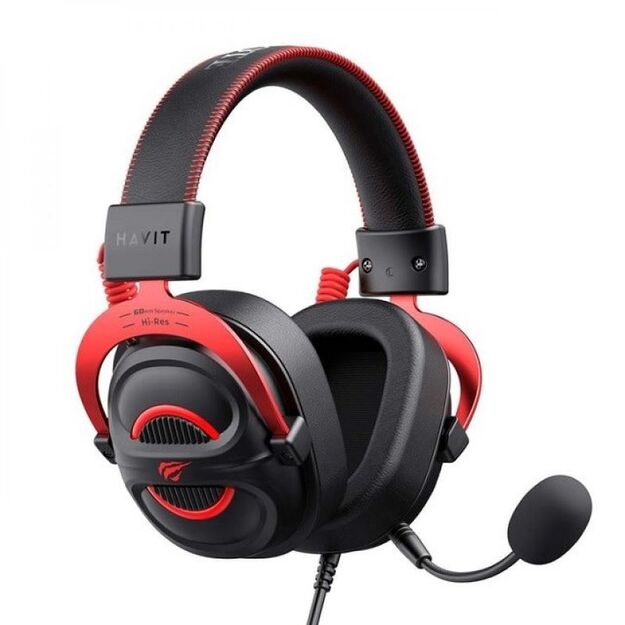 Havit H2002E Pro Gaming Headphones (Black/Red)