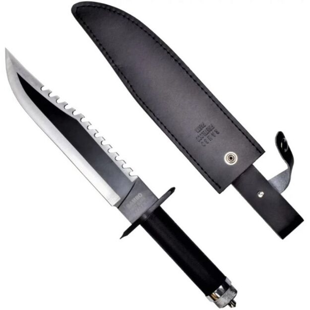 Rambo II Cinema Classic 400mm Knife with Leather Sheath