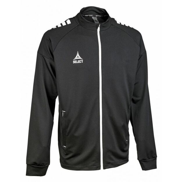 SELECT Spain v25 black full-zip football training sweatshirt