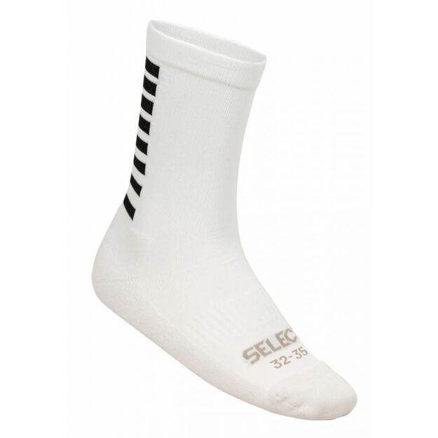 SELECT white short soccer training socks