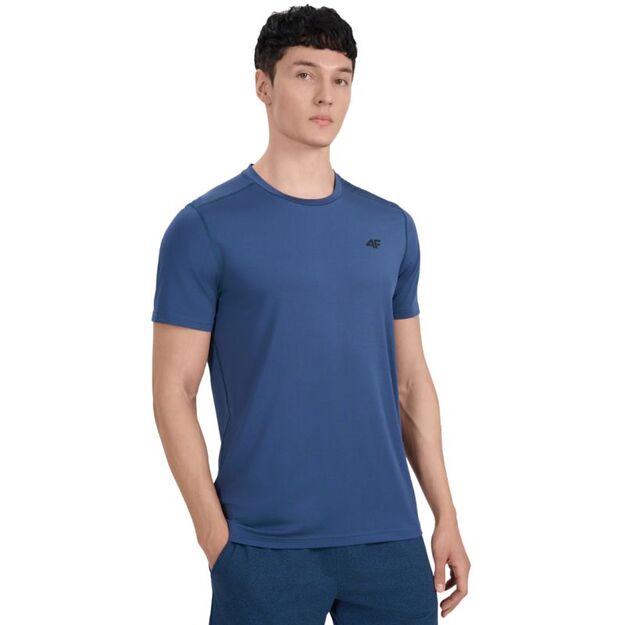 Men\ s T-shirt 4F FNK M1521 denim 4FWAW25TFTSM1521 32S