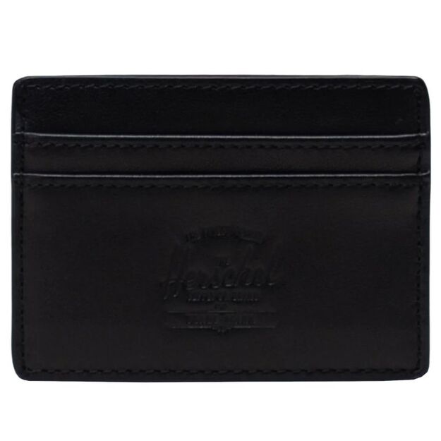 Herschel Charlie Leather RFID Wallet 11146-00001 Black One size