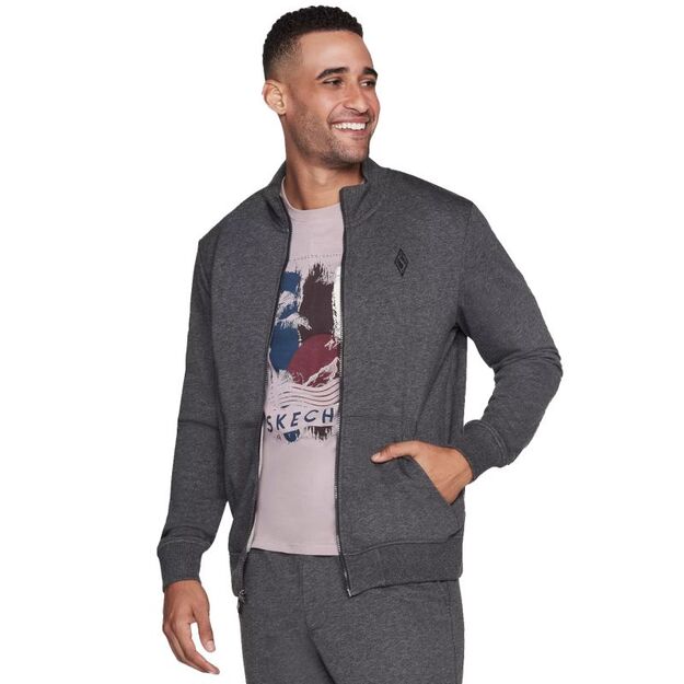 Skechers The Hoodless Hoodie M3JA195-CHAR Gray L