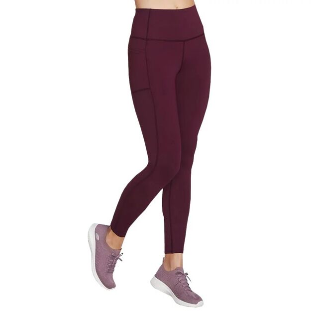 Skechers Go Walk High Waisted Legging W03LG30B-DKPR Purple XS