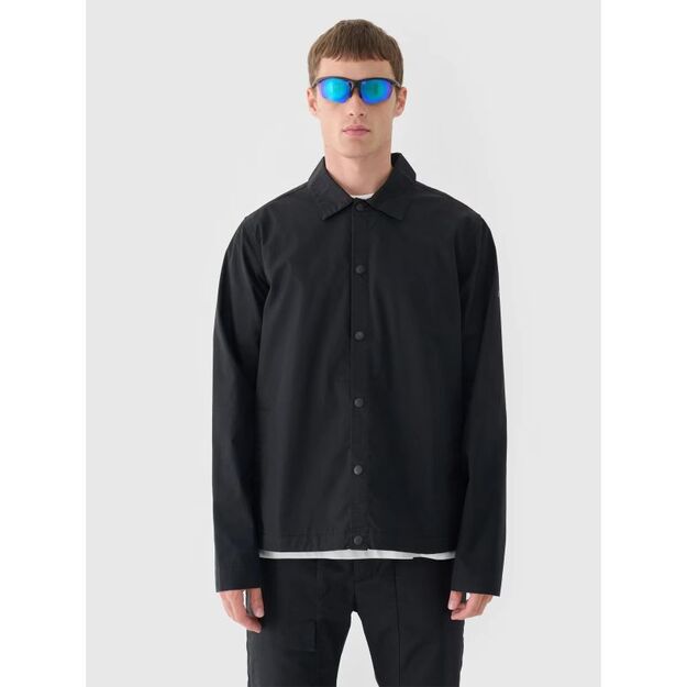 Men\ s transitional shirt jacket 4F 4FRSS24TTJAM0887-20S