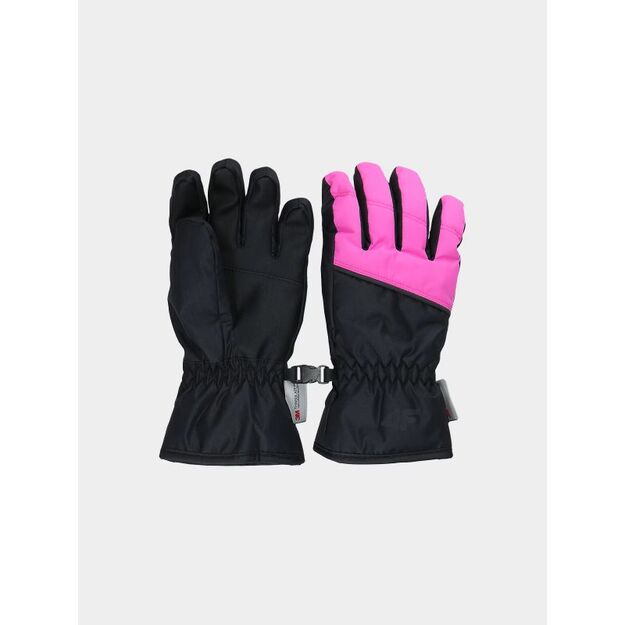 Children\ s ski gloves 4F Junior 4FJWAW24AFGLU154-54S