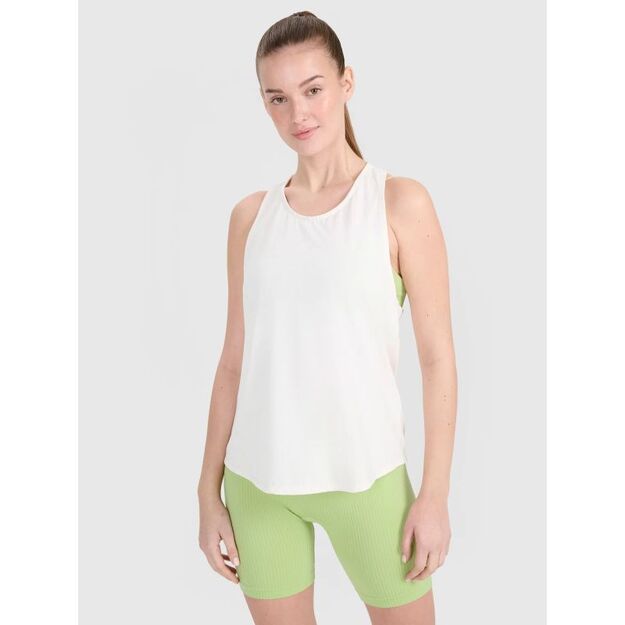 Women\ s quick-drying oversize training top 4F 4FWSS25TFSLF412-11S