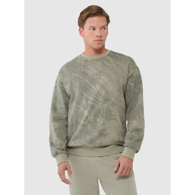 Men\ s sweatshirt without zipper, without hood, 4F 4FWSS25TSWSM1582-44A