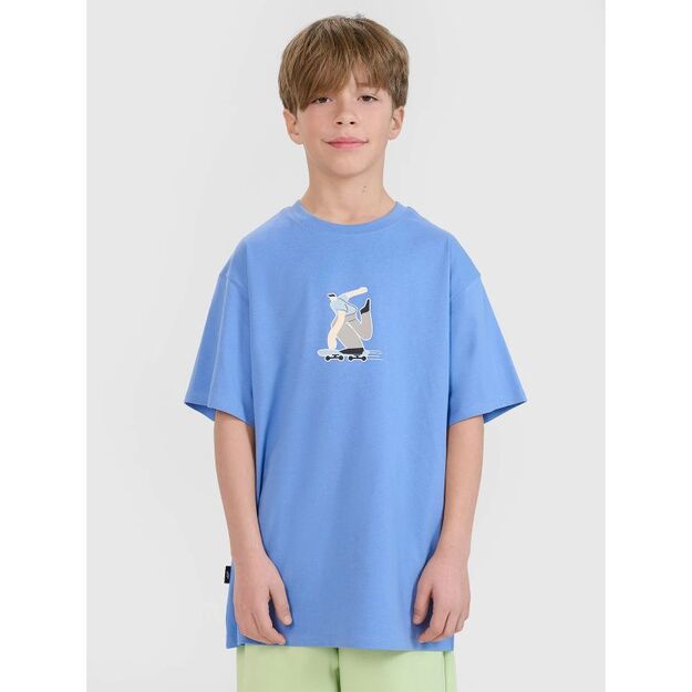Boys\  t-shirt with print 4F 4FJRSS25TTSHM2641-33S