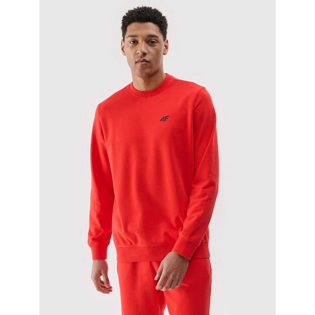 Men\ s sweatshirt without zipper and hood 4F 4FWMM00TSWSM1767-62S